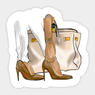 Shoes and handbags Sticker